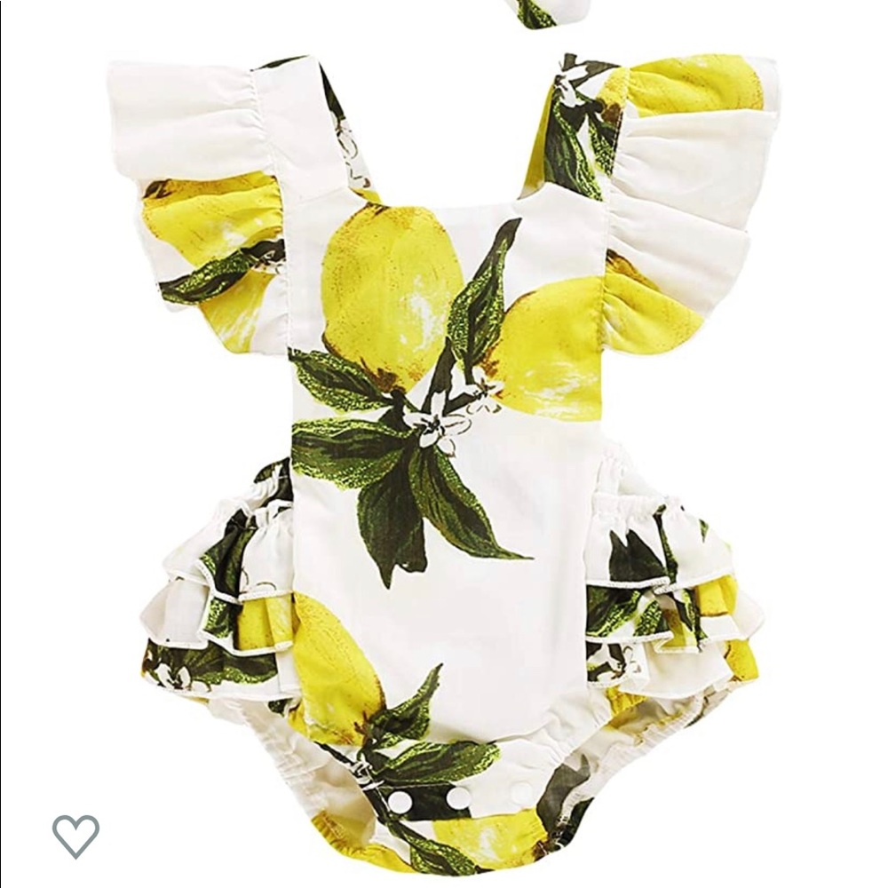 NEW girls lemon outfit